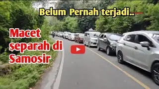 🔴 Belum Pernah Terjadi Macet Parah Di Jalan Tele Samosir ‼️ Wisata Jembatan Kaca Tele.