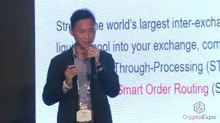 Broctagon speaking at Crypto Expo Dubai 2022, Dubai