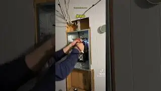 Panel change #electrician #diy #electricalrepair #construction #electrical