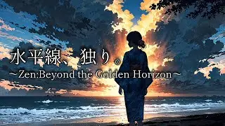 【禅 / Japanese Zen Music】残照の海｜寄せては返す波音と、黄金に染まる静寂のひととき - Zen: Sunset Ripples & Golden Silence