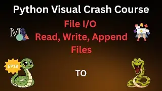 File I/O – Read, Write, Append Files