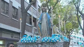 La Virgen de la Medalla Milagrosa recorre las calles de Ciudad Real