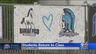 Saugus High School Back In Session For First Time Since Shooting