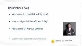 Beruflicher Erfolg