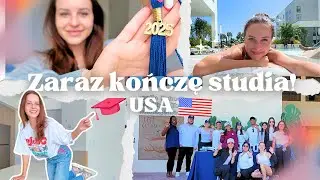 ZARAZ KOŃCZĘ STUDIA W USA! 🎓 Odbieram togę + zabieram was na nasz finałowy projekt! | VLOG
