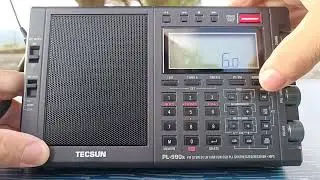990x Tecsun LW MW SW 20251104 14h15m no Alto da Serra com antena externa vertical 5m