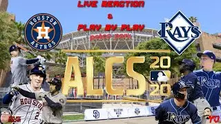 Houston Astros vs Tampa Bay Rays Live Reactions And Play By Play