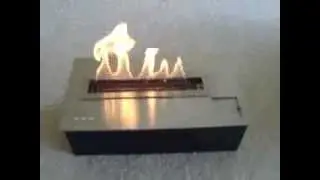Bruleur bio ethanol &agrave; encastrer t&eacute;l&eacute;command&eacute; A-FIRE, bloc de combustion &eacute;lectronique s&eacute;curis&eacute;