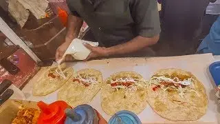 BABA FARID ROLL | Street Food Shami Kabab Roll in Hyderabad | KEBAB PARATHA ROLL