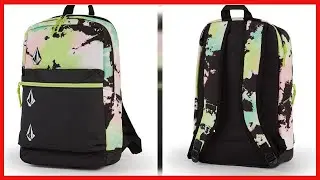 Volcom Men's School Lightweight Backpack, Hilighter Green, One Size