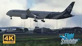 Flight Simulator 2020 STUNNING VISUALS | Boeing 787 Landing at Auckland | 4K ULTRA GRAPHICS