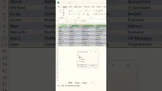 Копирование и вставка данных на несколько листов в MS Excel #короткие