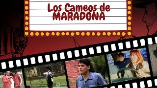 MARADONA la rompe como ACTOR. Todos sus CAMEOS