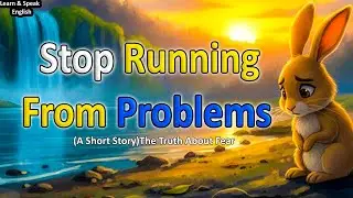 😒How to Face Fear Stop Running From Problems A Powerful Story About Fear BY The Wise Hope Tales