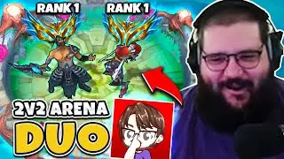 2v2 But I Duo with the Rank 1 Shaco Pink Ward (RANK 1 DUOS)