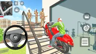 Franklin Bike Escape 🚴&zwj;♂️ | Police Attack Scene 🔥 | Indian Theft Auto Open World Gameplay