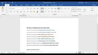 Windows 10 Registration and Activation Keys 95% working
