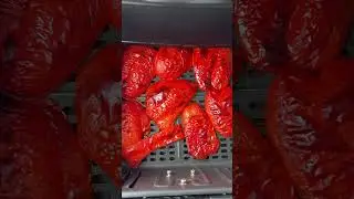 Air Fryer Roasted Red Peppers #shorts