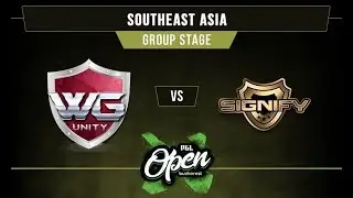 WG.Unity vs Signify - PGL Open Bucharest SEA Qualifier Group Stage - @LysanderXonora