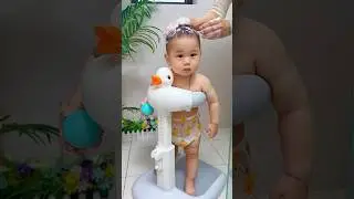 Adjustable Baby Bath Stand Soft Shower Stand Support for Newborn Baby & Baby Spoon Feeder.