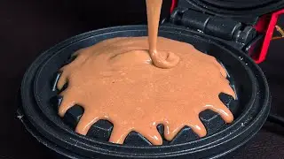 You&rsquo;ll Never Buy Dessert Again! 🍫 The Best Homemade Chocolate Belgian Waffles Recipe in 5 Minutes!