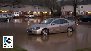 Apartment Residents Dealing With Major Flooding In East Charlotte