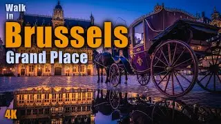 Brussels Belgium Walking Tour 2025 🇧🇪 | Grand Place at Its Best (4K HDR)