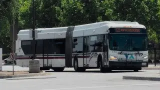 OLD LIVERY | Santa Clara VTA 2014 New Flyer XDE60 #4301 | Route Rapid 522 to Palo Alto