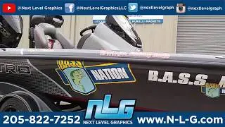 Next Level Graphics - BASS Kyle Dorsett Boat Wrap