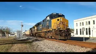 CSX Coal Train C040 at Bushnell, Florida
