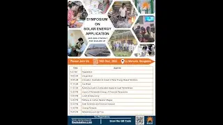 Symposium On Solar Energy Application