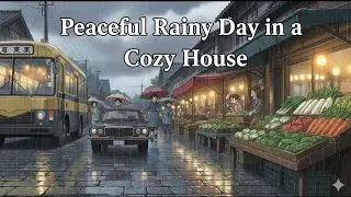 Cozy Rainy Day at Home | Relaxing Ghibli-Style Animation & Cooking ASMR