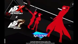 Анимация входа в игру P5X x P5R: тема и музыка! Круто! ψ(｀∇´)ψ