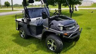 BLACK Gas Golf Cart GVX UTV Review And Comparison From Saferwholesale.com