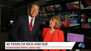Rick Ardon and Susannah Carr - 40 Years of Headlines - Seven News Perth