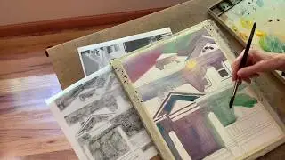 Watercolor Demonstration: 