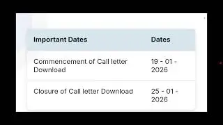 RSPCB JSO JEE EXAM  2025-2026| ADMIT CARD released | download now 