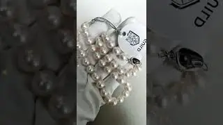 Superior Grade 9mm Freshwater Nucleus-Free Cultured Pearl Necklace Guild Gem Laboratories-Certified