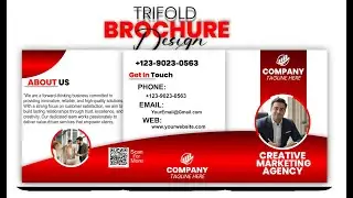 How To Create a Brochure Design In CorelDraw | CorelDraw Tutorial For Beginners