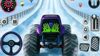 ❄️ Ice Ramp Challenge 3D | Frozen Truck Slide & Mega Jump Stunts 😱