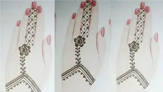 Unique mehandi design 