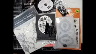 Halloween Card Series 2/3: Stampin' Up! Pine Woods Dies Card