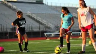 Connally's Girl Soccer Practice