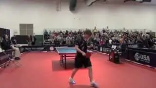 2012 US Table Tennis Team Trials Highlights (Michael Landers)