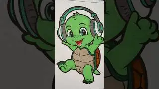 Simple satisfying coloring #coloringadventure #art #coloring