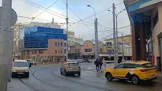 Сборник! Автобусы и Трамваи у Метро Проспект Мира