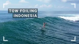 Effortless Tow Foiling in Indonesia l Foilhub