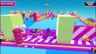 First Fall Guys Vid (No Jumping Challenge)