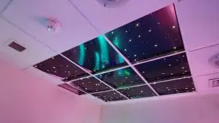 Sense Sensory Room Design with Shimmer n Shine Ceiling panels