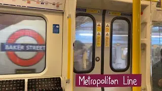 💜Metropolitan Line ride!💜from Farringdon ➡️ Wembley Park ( Via Baker Street )*SEMI-FAST*